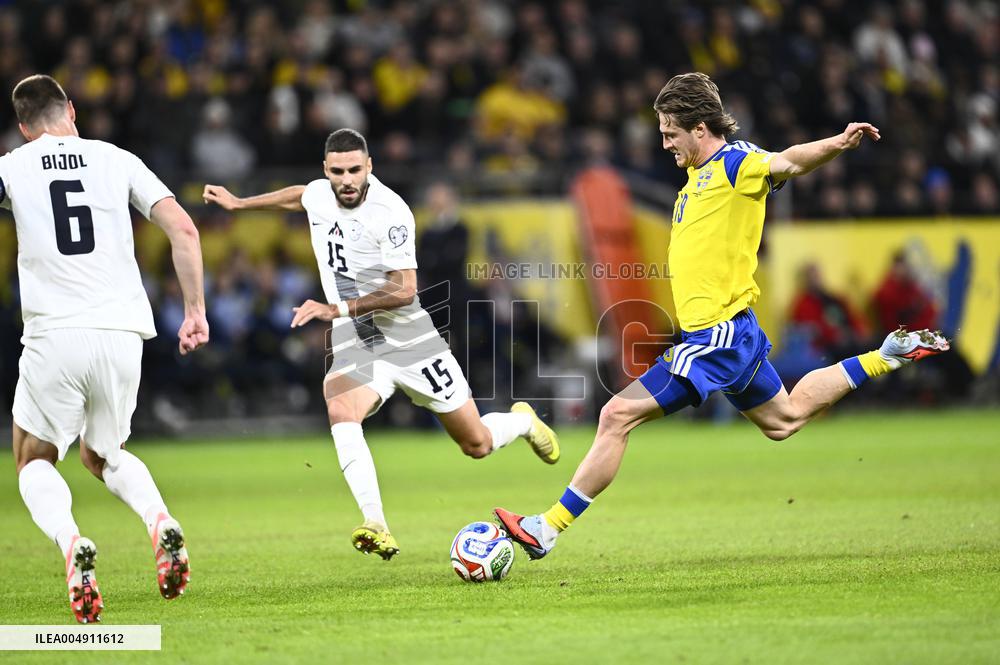 WORLD CUP QUALIFIER SWEDEN - SLOVENIA