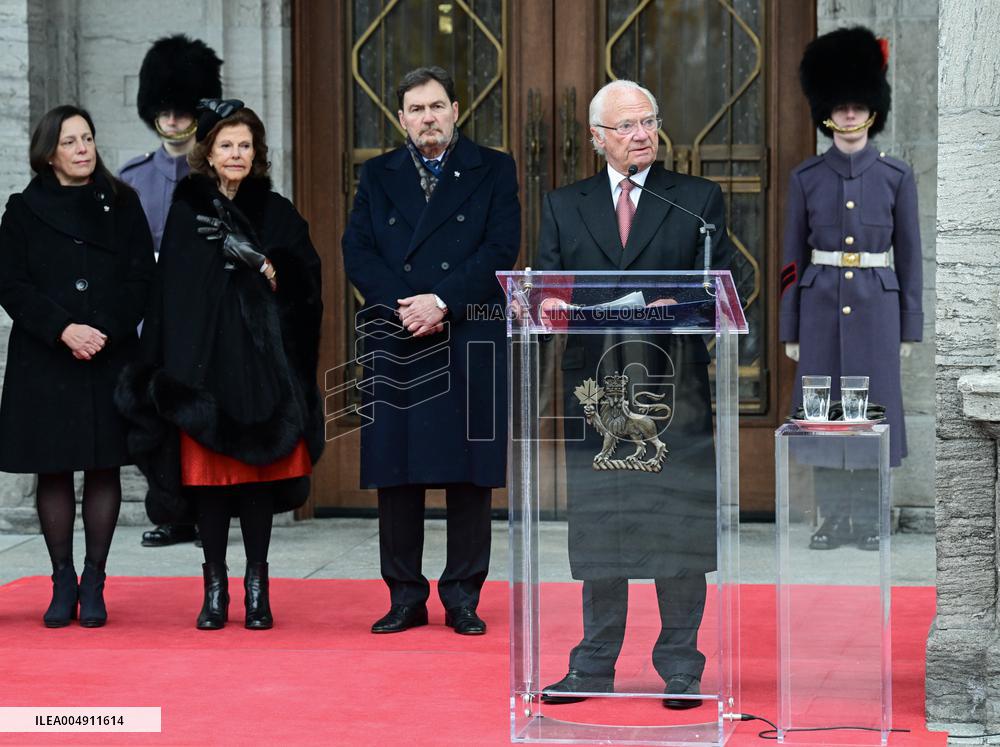 SWEDISH ROYAL STATE VISIT TO CANADA