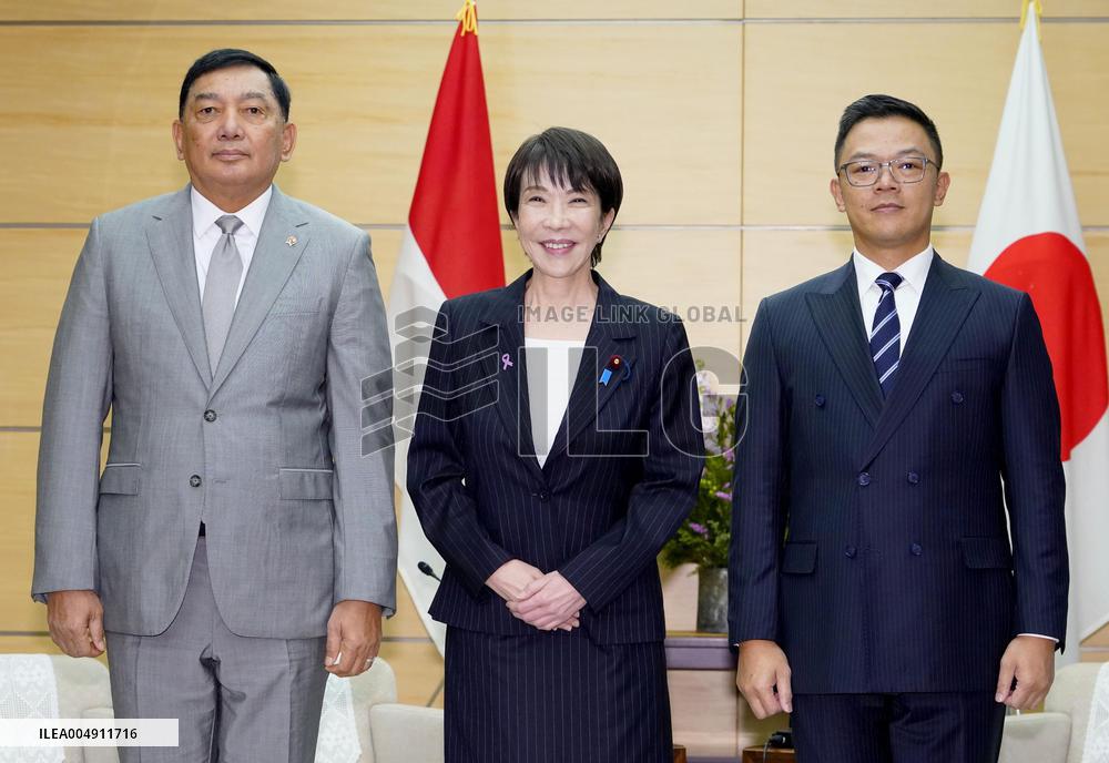 Japan PM, Indonesian ministers meet in Tokyo