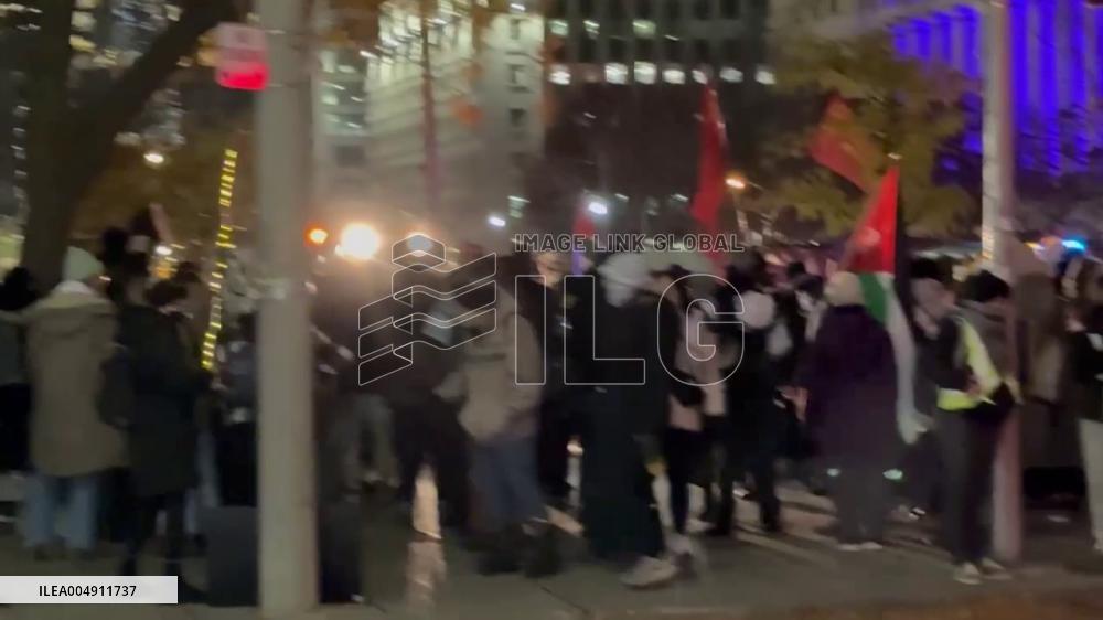 Canada: Tractor Drives Through Crowd at Pro-Palestine Rally in Toronto