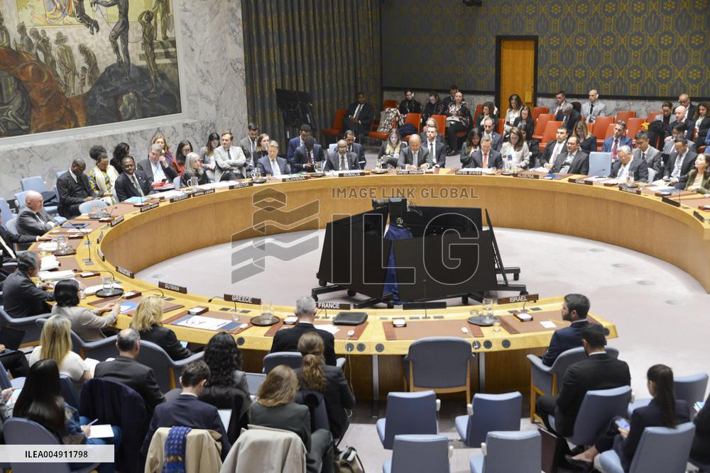 U.N. Security Council meeting on Gaza peace plan