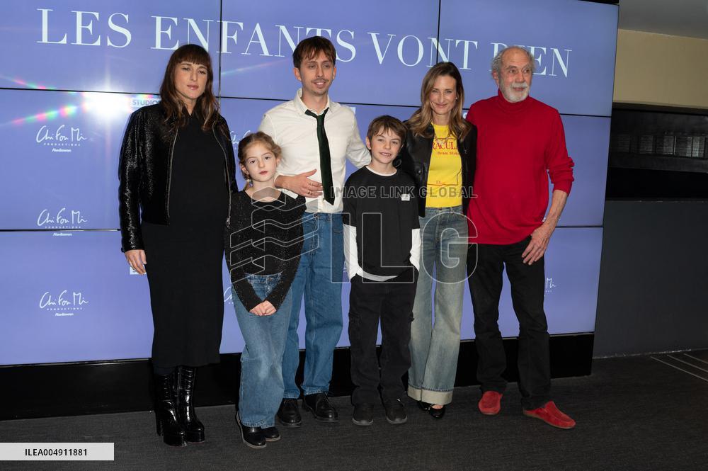 Les Enfants Vont Bien Premiere - Paris
