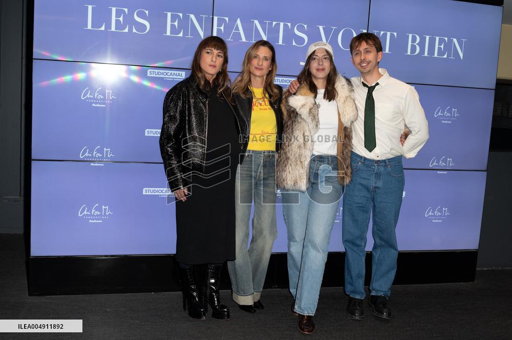 Les Enfants Vont Bien Premiere - Paris