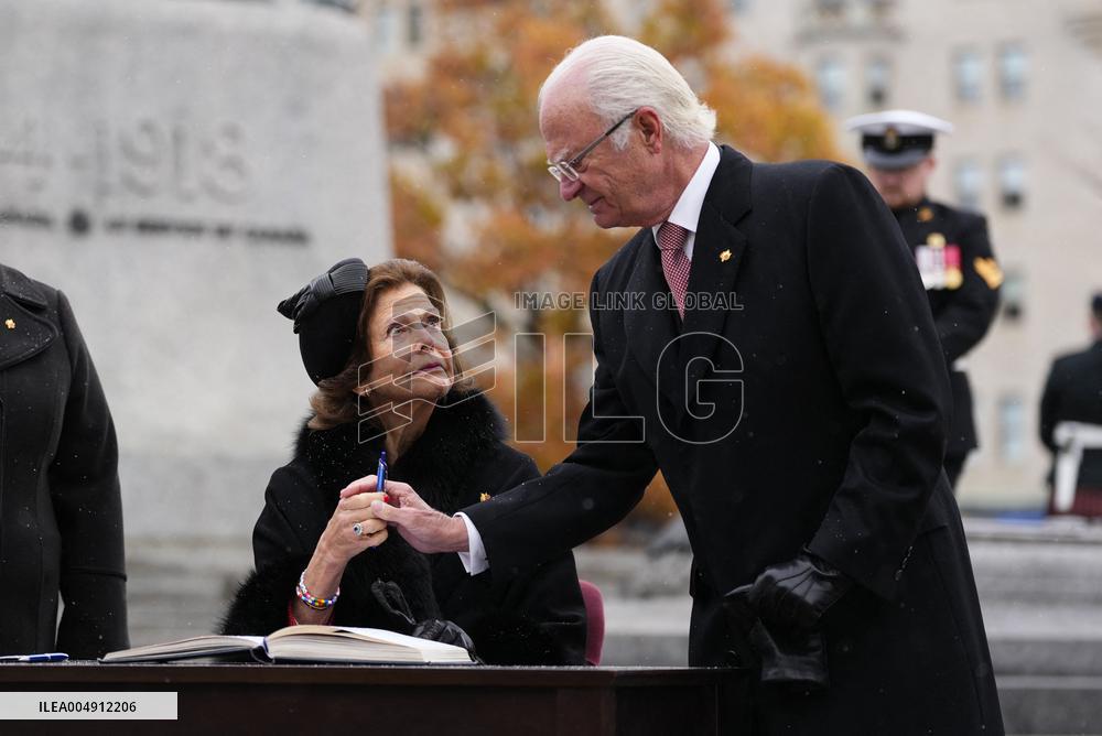 King and Queen of Sweden Visit Canada