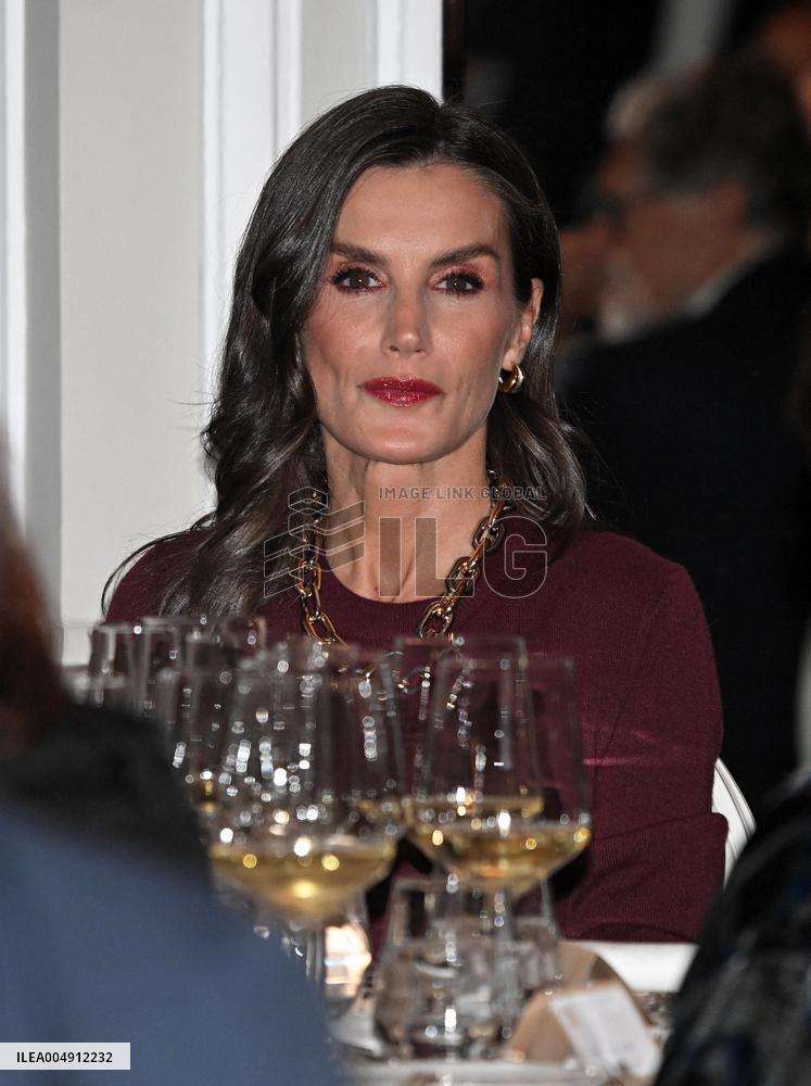 King Felipe VI And Queen Letizia At Francisco Cerecedo Awards - Madrid