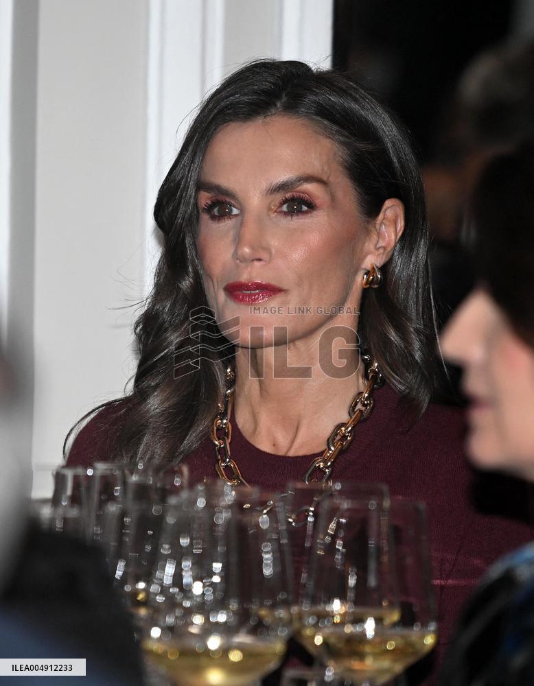 King Felipe VI And Queen Letizia At Francisco Cerecedo Awards - Madrid