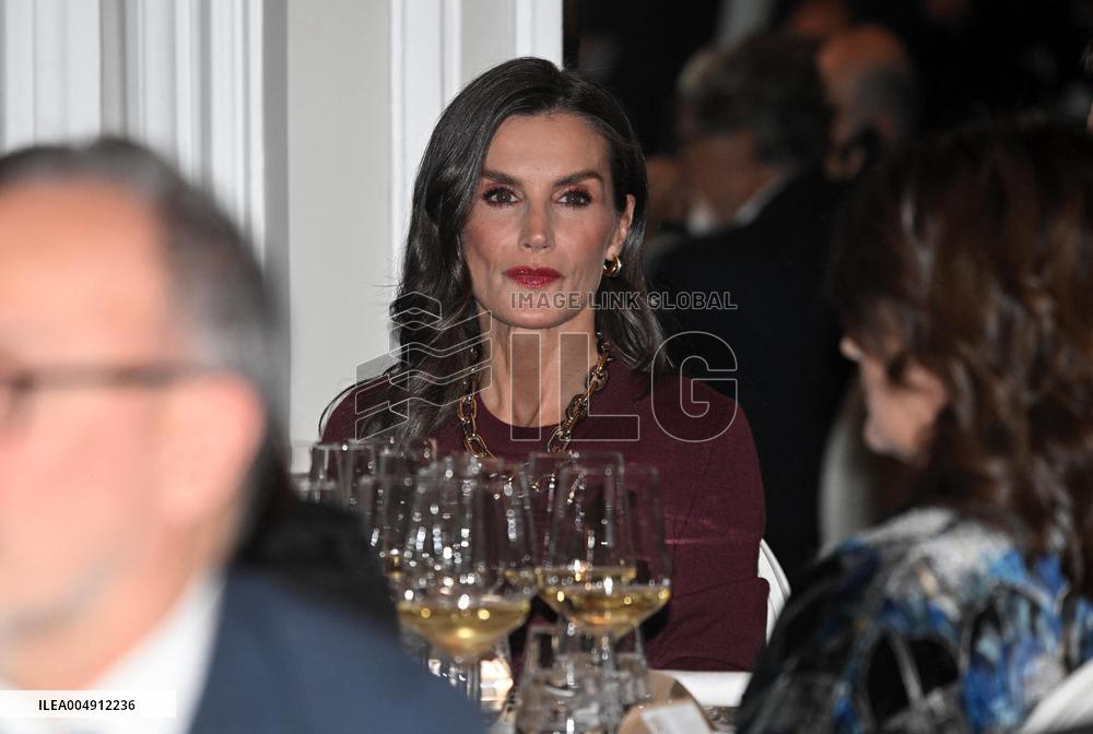 King Felipe VI And Queen Letizia At Francisco Cerecedo Awards - Madrid