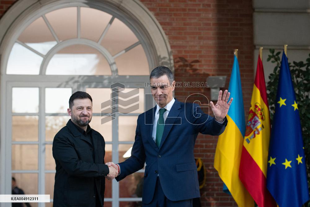 Sanchez Welcomes Zelenski - Madrid