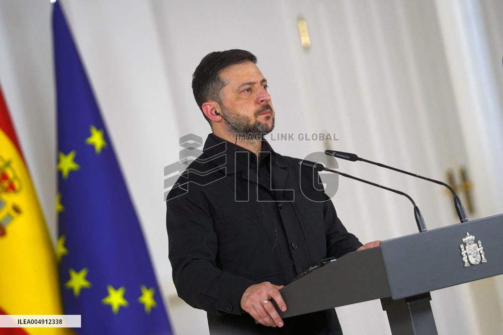 Sanchez Welcomes Zelenski - Madrid