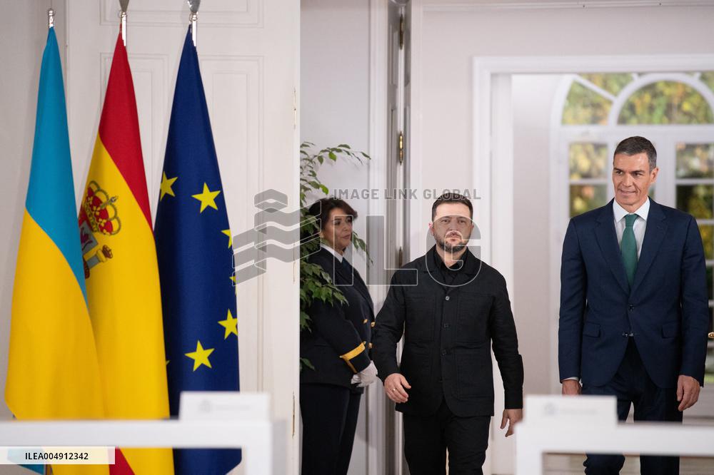 Sanchez Welcomes Zelenski - Madrid