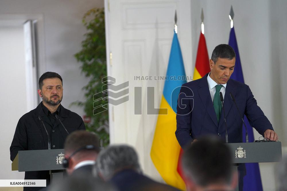 Sanchez Welcomes Zelenski - Madrid
