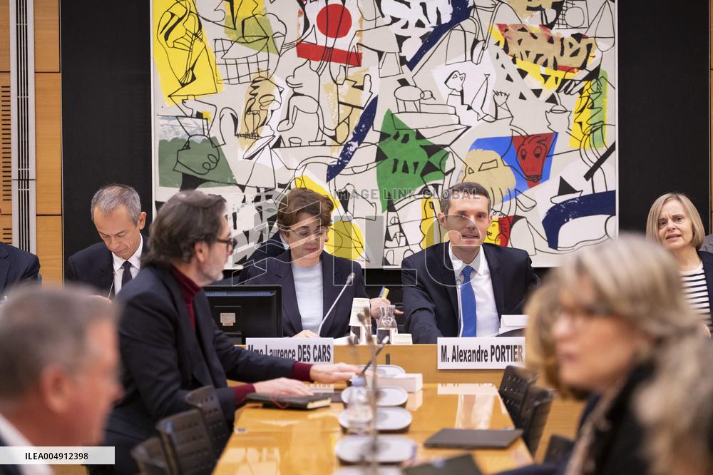 Laurence Des Cars Before An Audition At The National Assembly - Paris