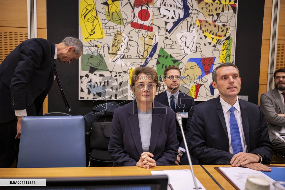 Laurence Des Cars Before An Audition At The National Assembly - Paris