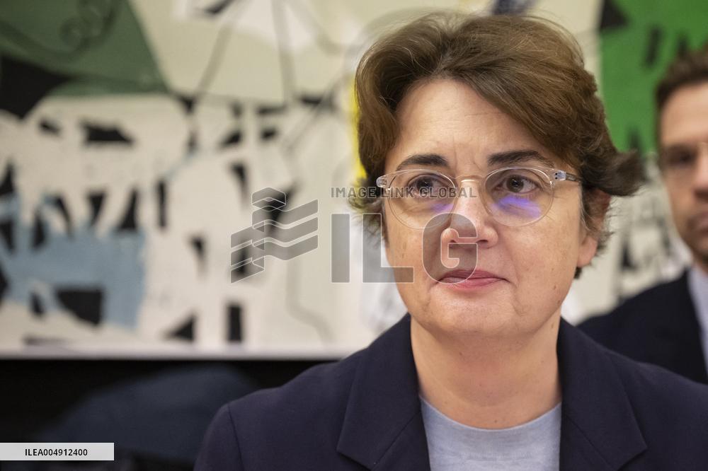 Laurence Des Cars Before An Audition At The National Assembly - Paris