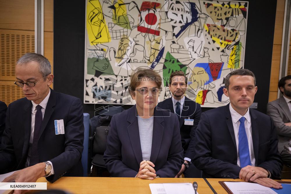 Laurence Des Cars Before An Audition At The National Assembly - Paris