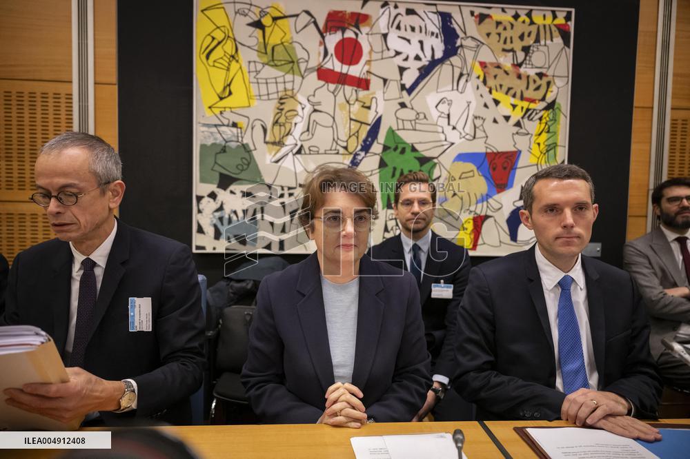 Laurence Des Cars Before An Audition At The National Assembly - Paris