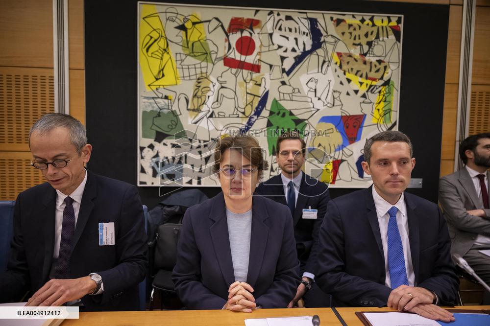 Laurence Des Cars Before An Audition At The National Assembly - Paris