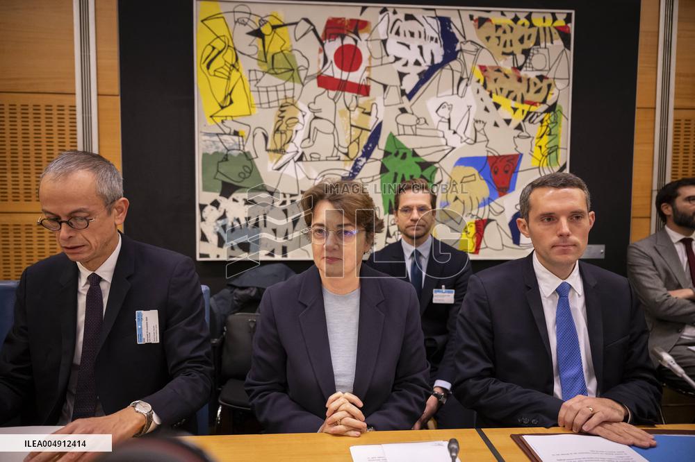 Laurence Des Cars Before An Audition At The National Assembly - Paris