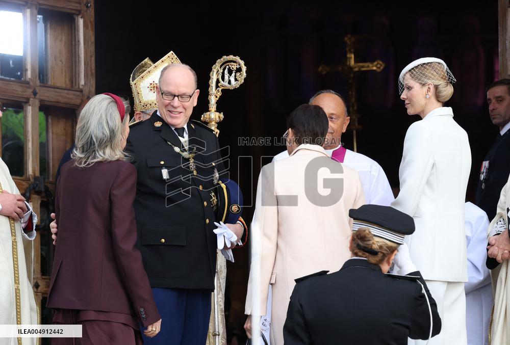 NO TABLOIDS - Monaco National Day Celebrations - Cathedral