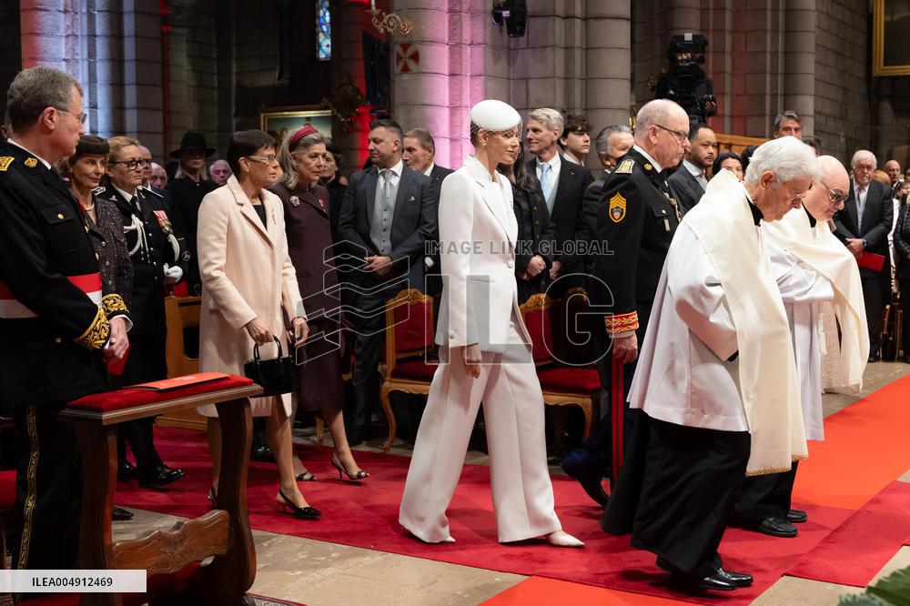 NO TABLOIDS - Monaco National Day Celebrations - Cathedral