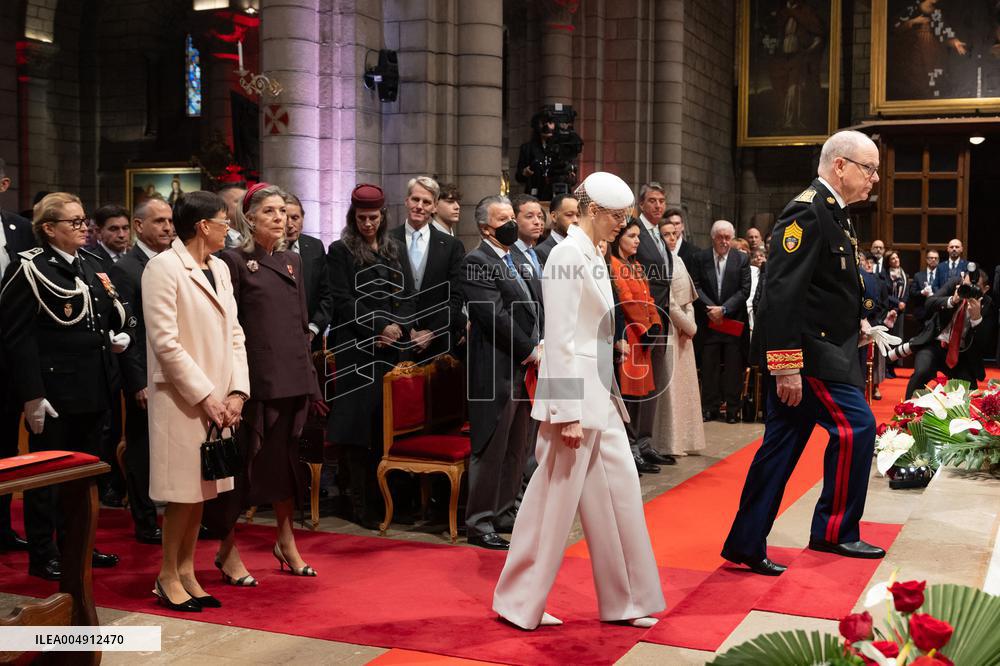 NO TABLOIDS - Monaco National Day Celebrations - Cathedral
