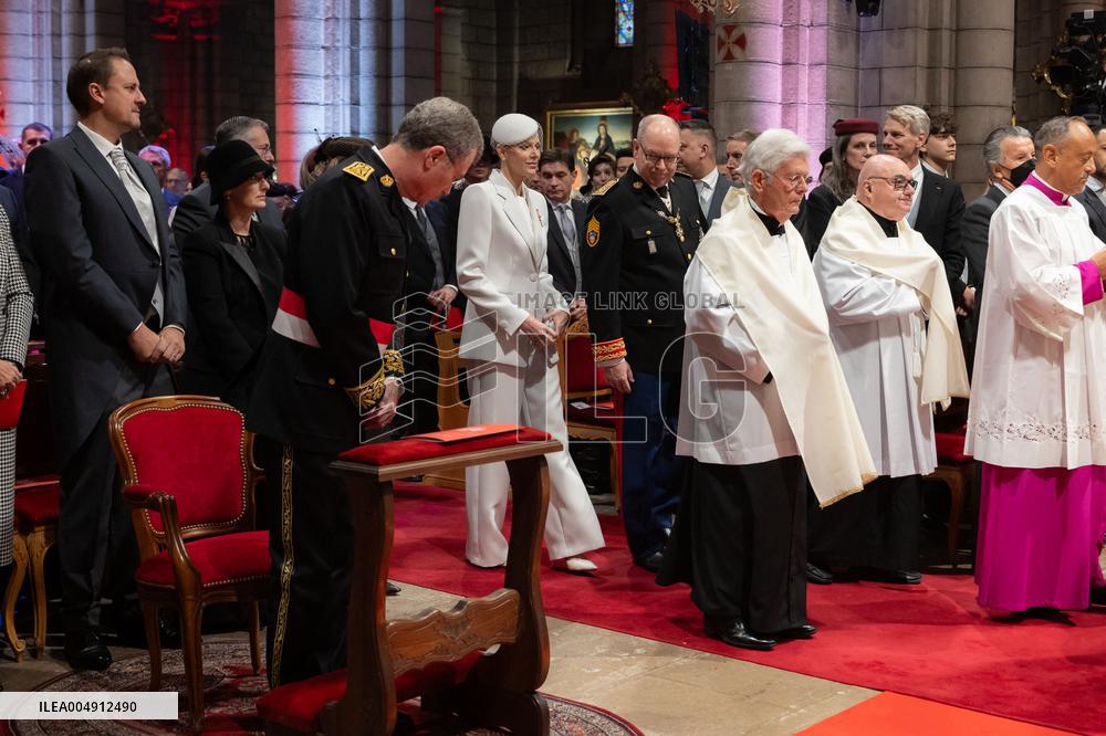 NO TABLOIDS - Monaco National Day Celebrations - Cathedral