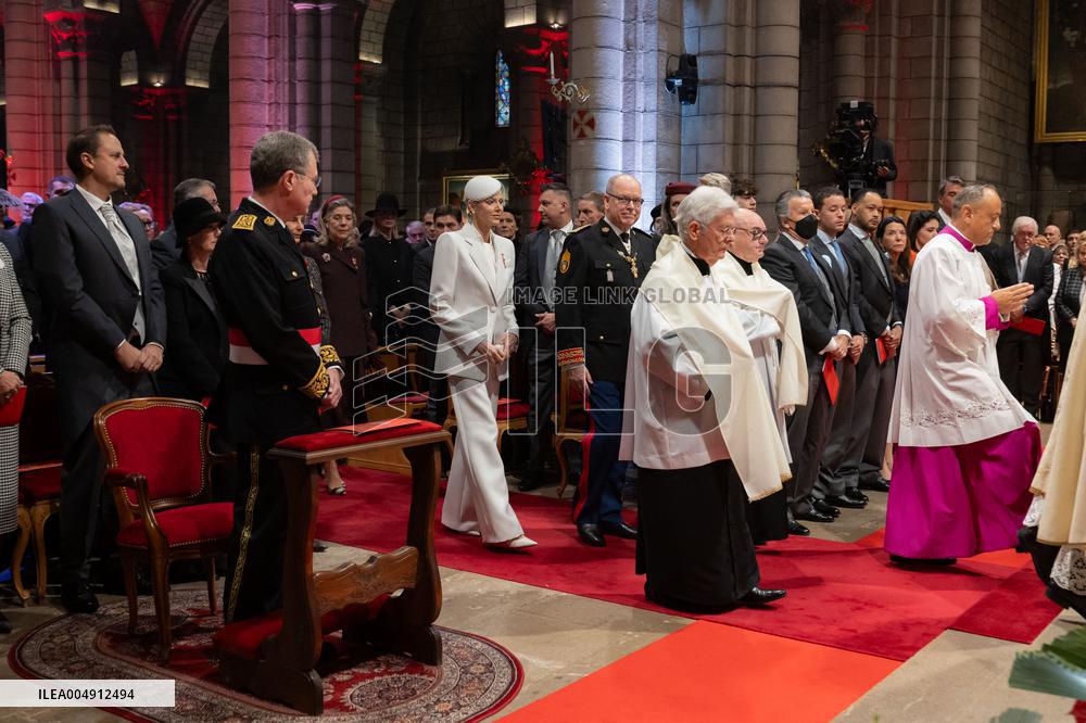NO TABLOIDS - Monaco National Day Celebrations - Cathedral