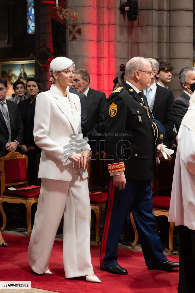 NO TABLOIDS - Monaco National Day Celebrations - Cathedral