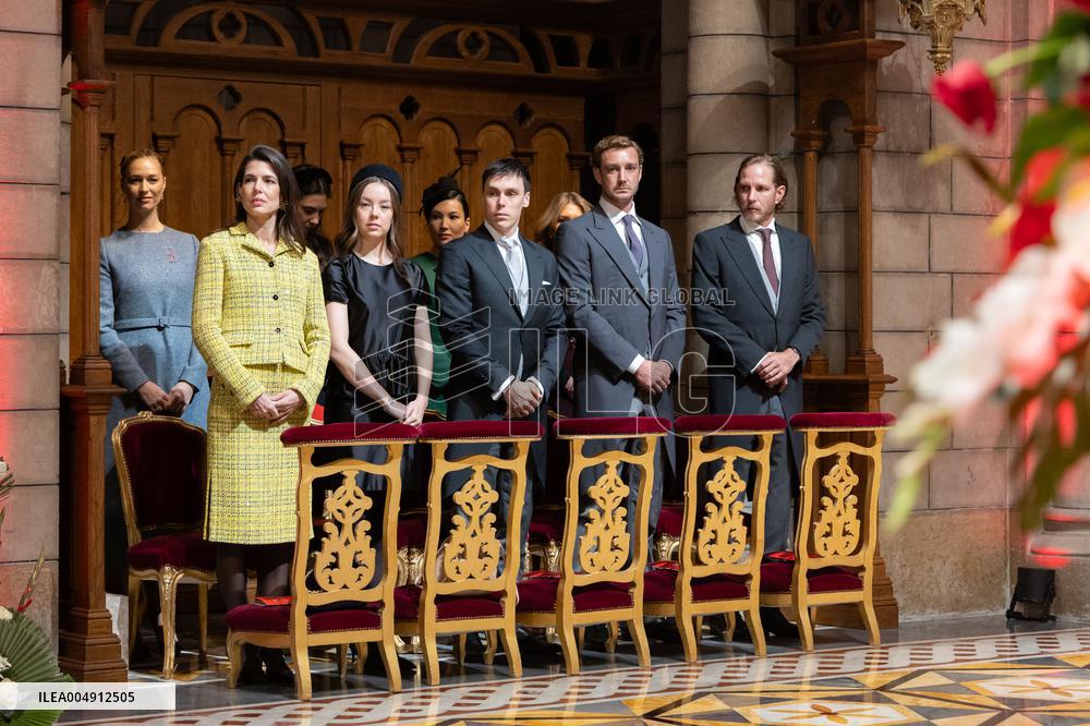 NO TABLOIDS - Monaco National Day Celebrations - Cathedral