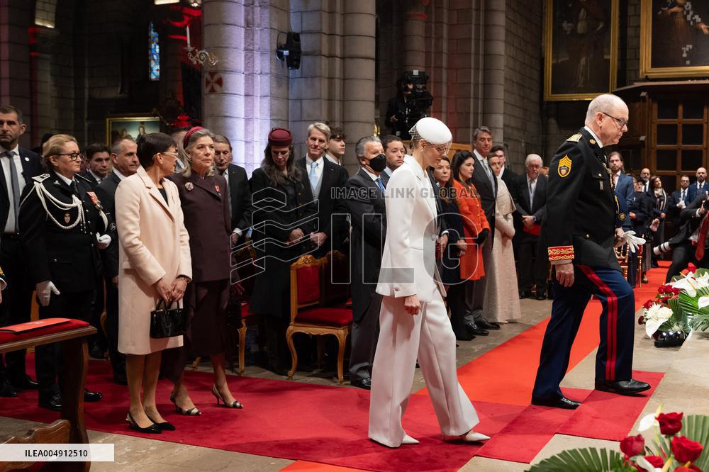 NO TABLOIDS - Monaco National Day Celebrations - Cathedral