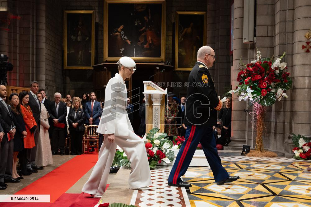 NO TABLOIDS - Monaco National Day Celebrations - Cathedral