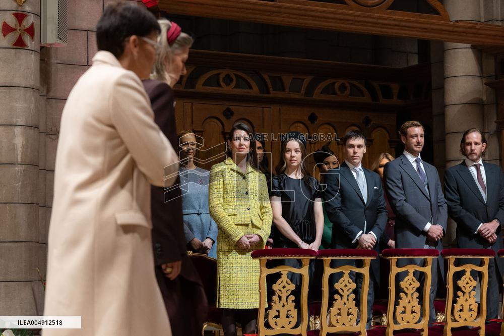 NO TABLOIDS - Monaco National Day Celebrations - Cathedral