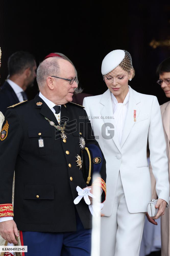 NO TABLOIDS - Monaco National Day Celebrations - Cathedral