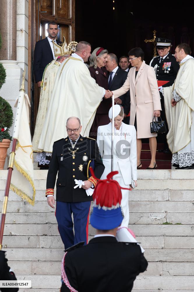 NO TABLOIDS - Monaco National Day Celebrations - Cathedral