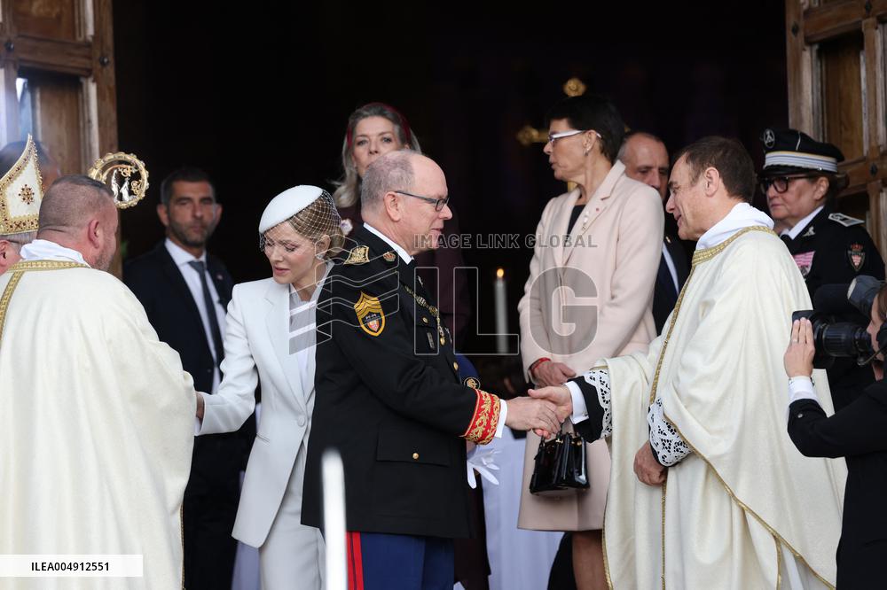 NO TABLOIDS - Monaco National Day Celebrations - Cathedral