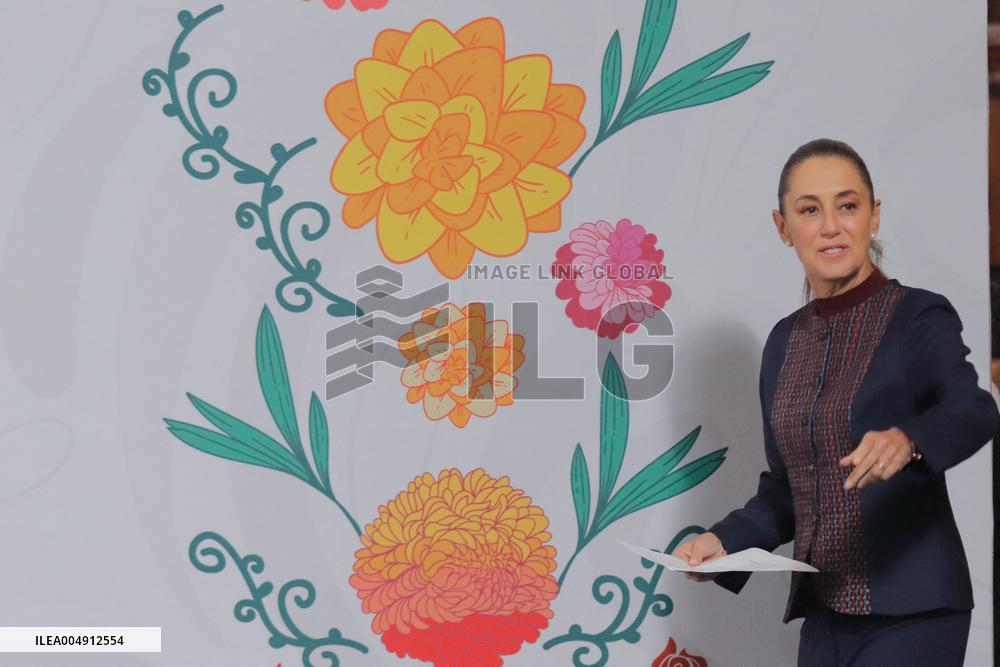 Sheinbaum Holds FIFA World Cup News Conference - Mexico