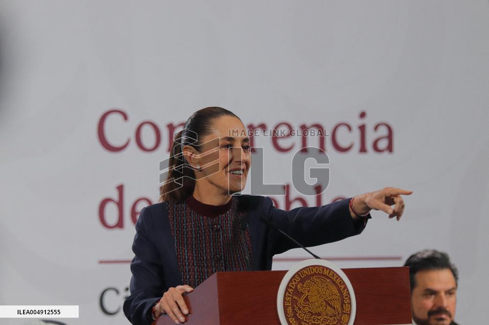 Sheinbaum Holds FIFA World Cup News Conference - Mexico