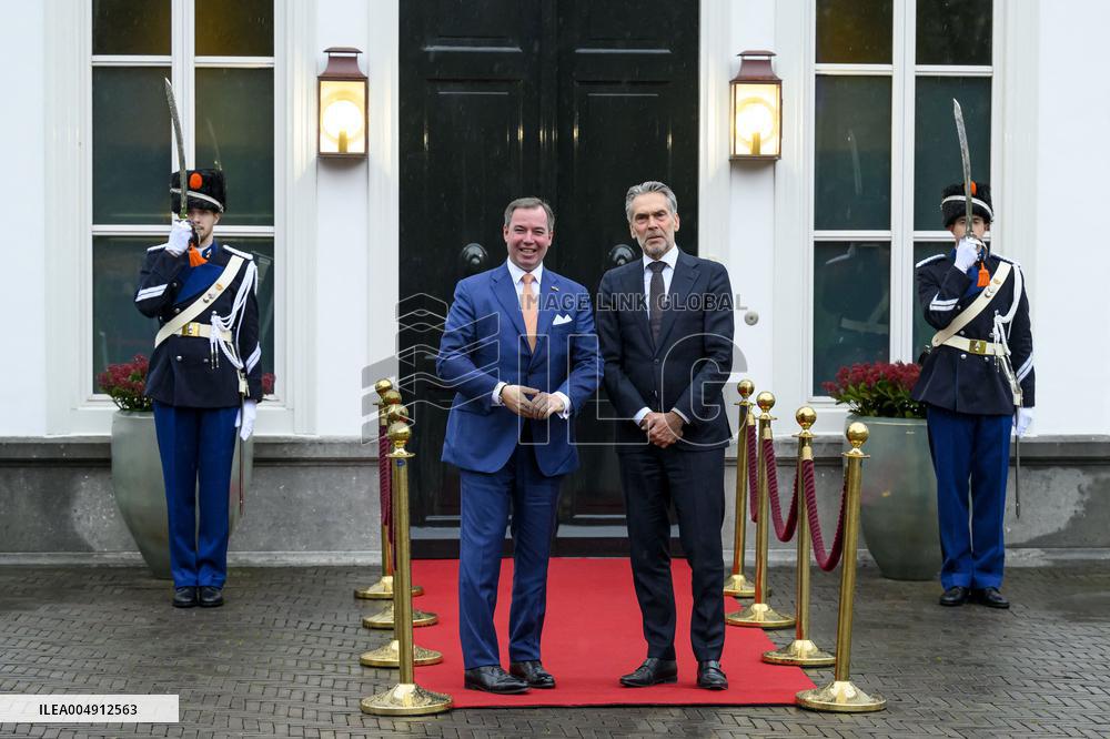 Dutch PM Dick Schoof receives Grand Duke Guillaume - The Hague