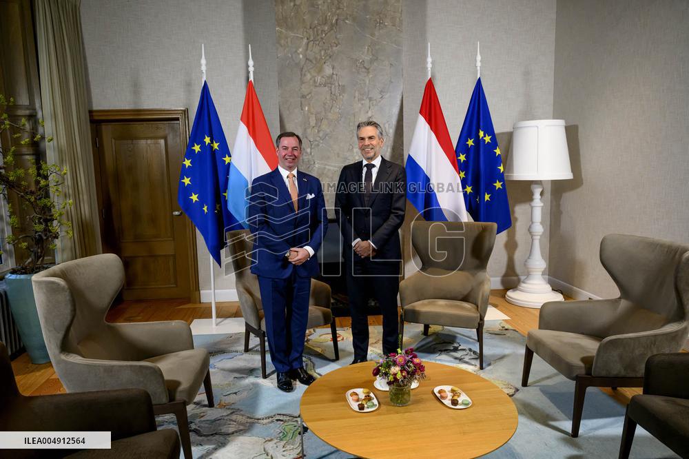 Dutch PM Dick Schoof receives Grand Duke Guillaume - The Hague