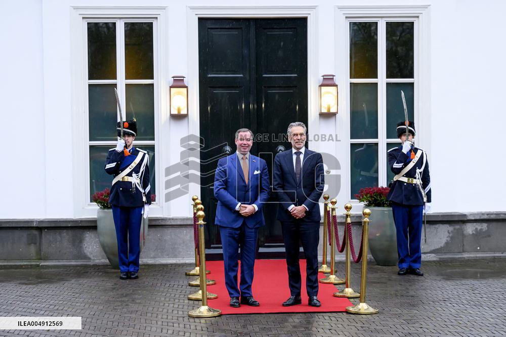 Dutch PM Dick Schoof receives Grand Duke Guillaume - The Hague