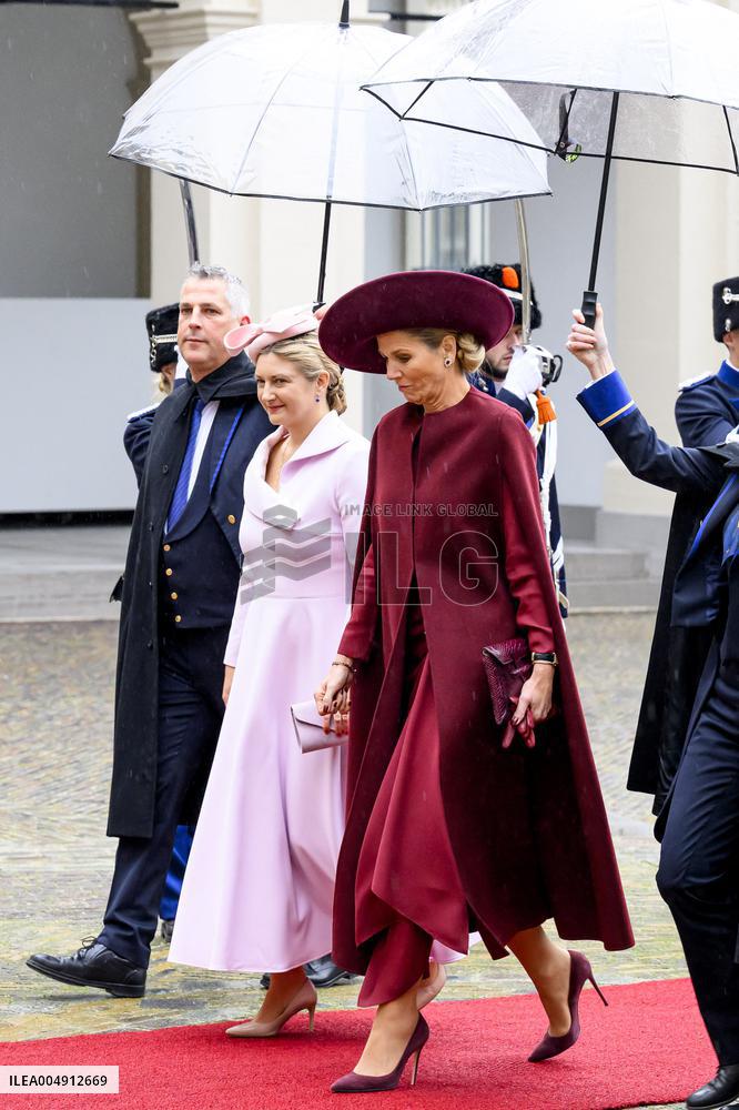 Dutch Royal Couple Receives Grand Duke and Duchess of Luxembourg - The Netherlands