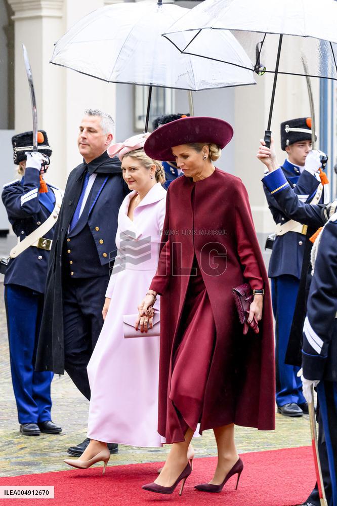 Dutch Royal Couple Receives Grand Duke and Duchess of Luxembourg - The Netherlands