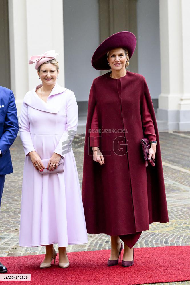 Dutch Royal Couple Receives Grand Duke and Duchess of Luxembourg - The Netherlands