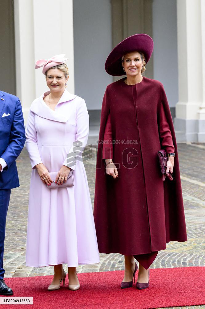Dutch Royal Couple Receives Grand Duke and Duchess of Luxembourg - The Netherlands