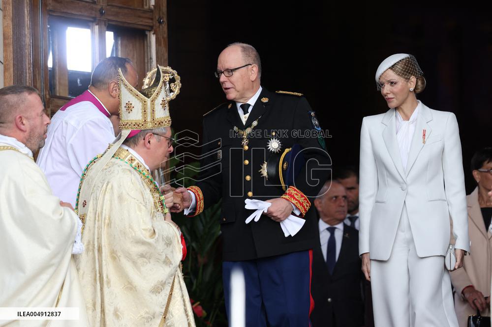 NO TABLOIDS - Monaco National Day Celebrations - Cathedral