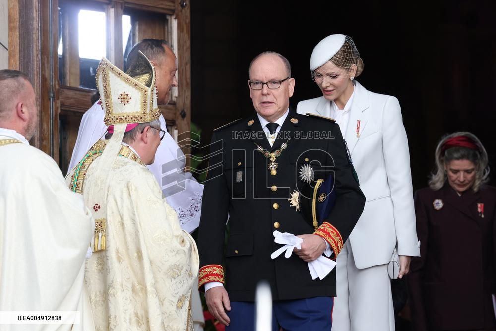 NO TABLOIDS - Monaco National Day Celebrations - Cathedral