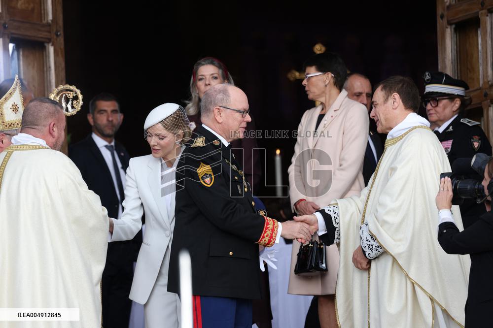 NO TABLOIDS - Monaco National Day Celebrations - Cathedral