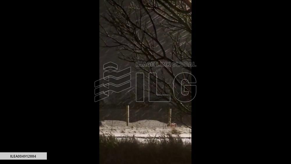 UK: Heavy Snow and Strong Winds Bring Hazardous Driving Conditions in Shetland