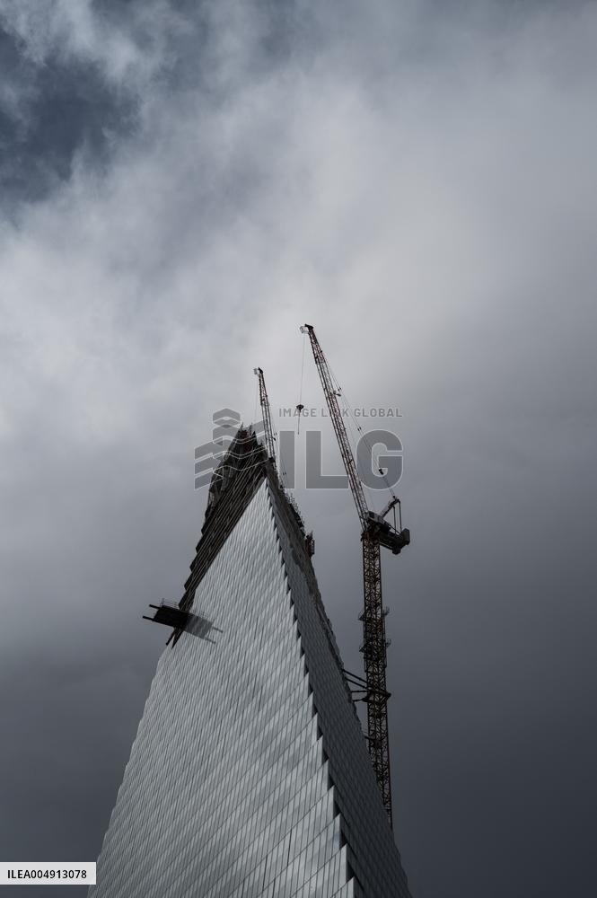 Illustration of the Triangle Tower - Paris