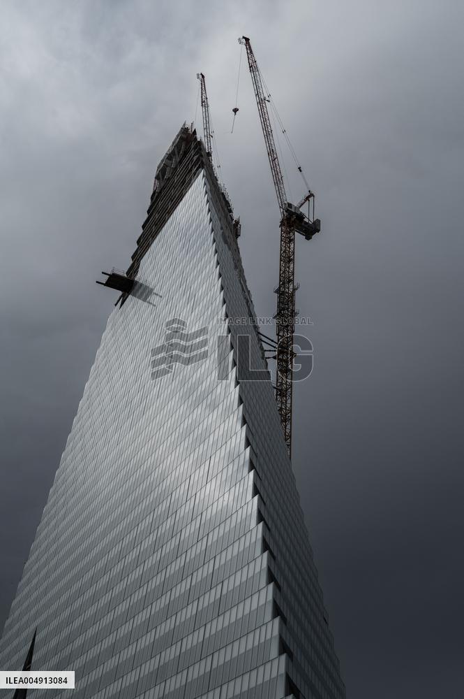 Illustration of the Triangle Tower - Paris